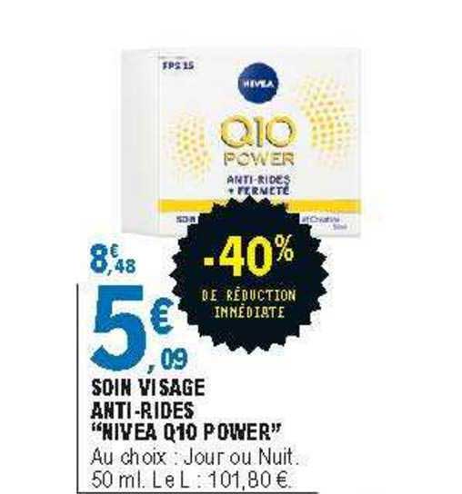 soin visage anti-rides "nivea q10 power"
