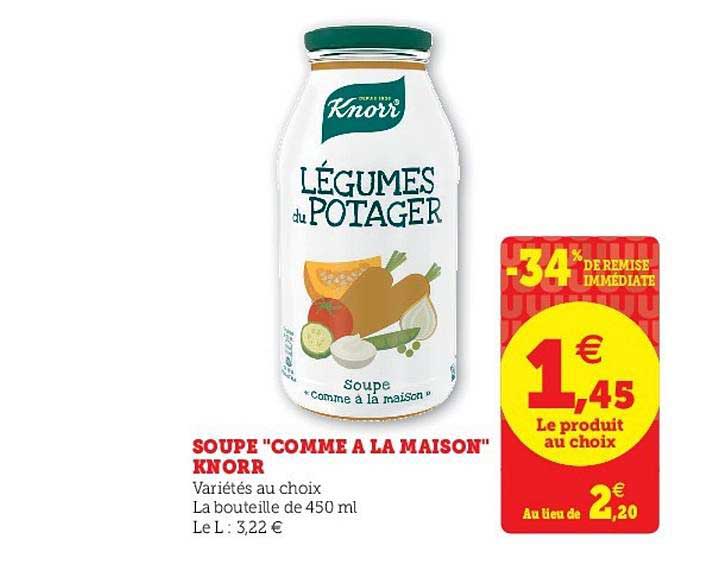 soupe "comme à la maison" knorr