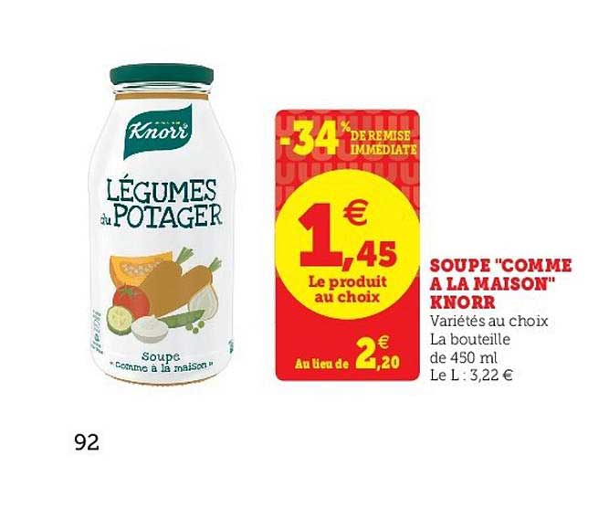 soupe "comme à la maison" knorr