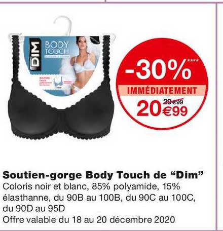 soutien-gorge body touch de "dim"