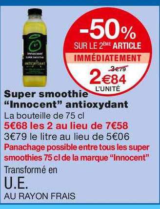 Super Smoothie "innocent" Antioxydant