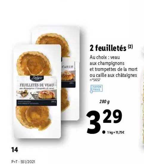 2 Feuilletés Deluxe