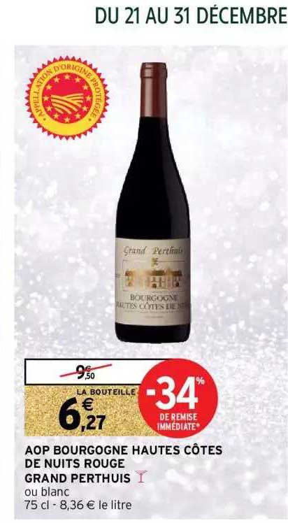 aop bourgogne hautes côtes de nuits rouge grand perthuis