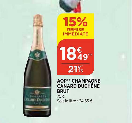 aop champagne canard duchêne brut