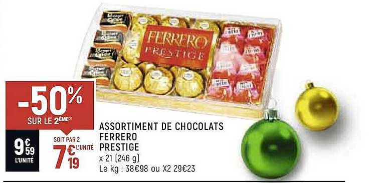 Assortiment De Chocolats Ferrero Prestige