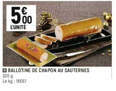 ballotine de chapon au sauternes