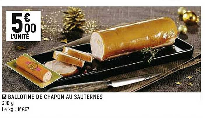 ballotine de chapon au sauternes
