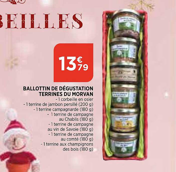 ballottin de dégustation terrines du morvan