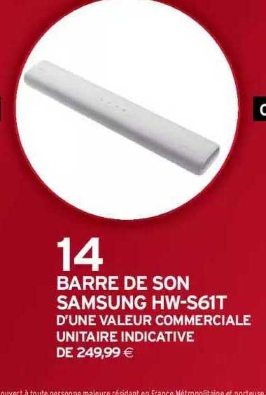 Barre De Son Samsung Hw-s61t