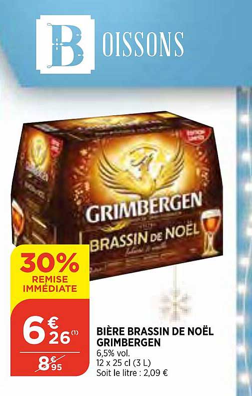 bières brassin de noël grimbergen
