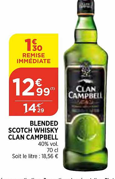blended scotch whisky clan campbell