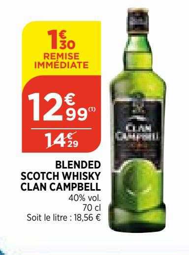blended scotch whisky clan campbell