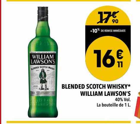 blended scotch whisky william lawson's
