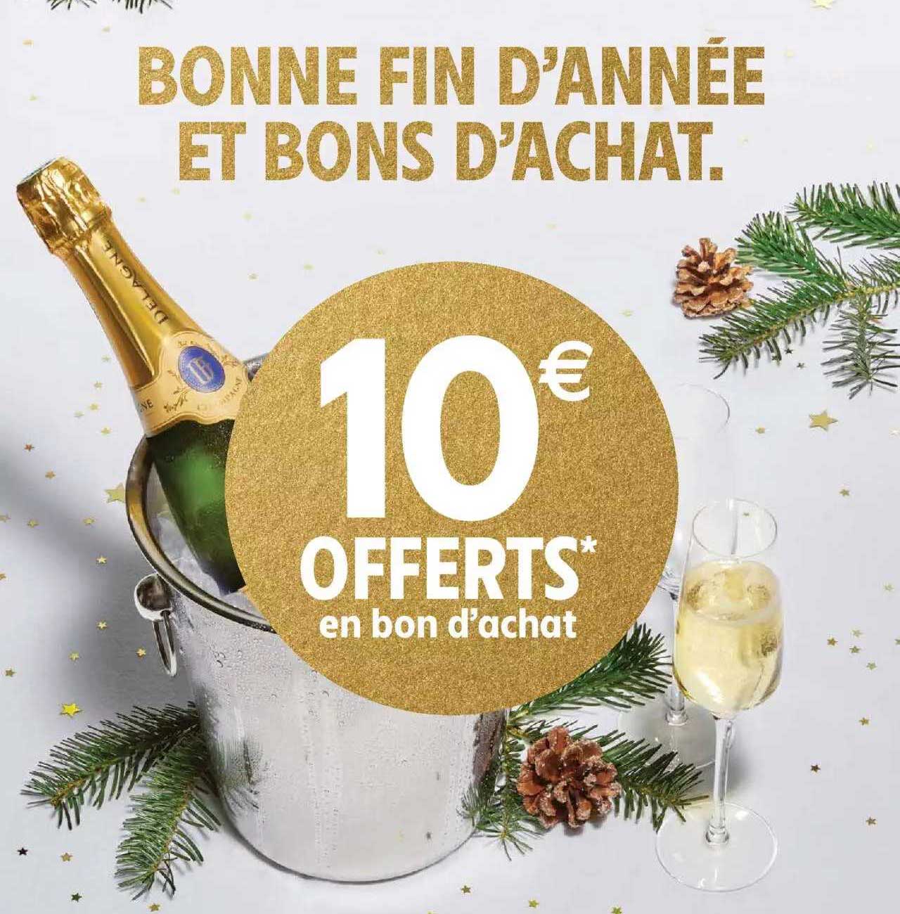bonne fin d'année et bons d'achat