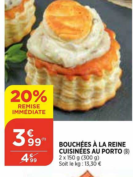 Bouchées à La Reine Cuisinées Au Porto