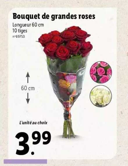 Bouquet De Grandes Roses