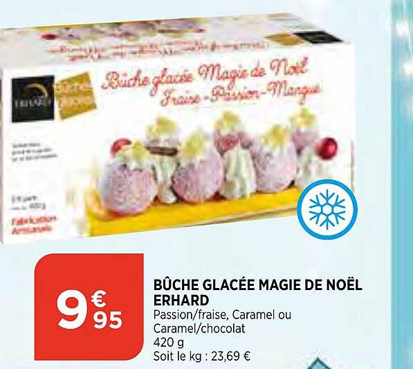 Bûche Glacée Magie De Noël Erhard