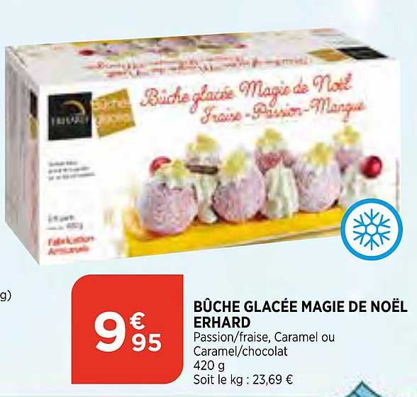 Bûche Glacée Magie De Noël Erhard