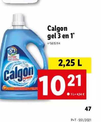 Calgon Gel 3 En 1