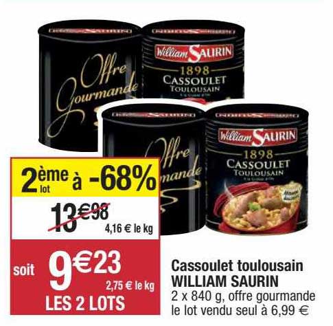 cassoulet toulousain william saurin