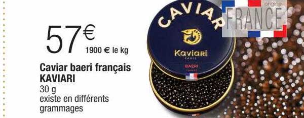 caviar baeri français kaviari