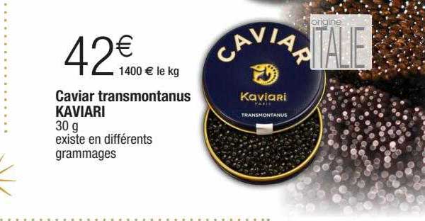 caviar transmontanus kaviari