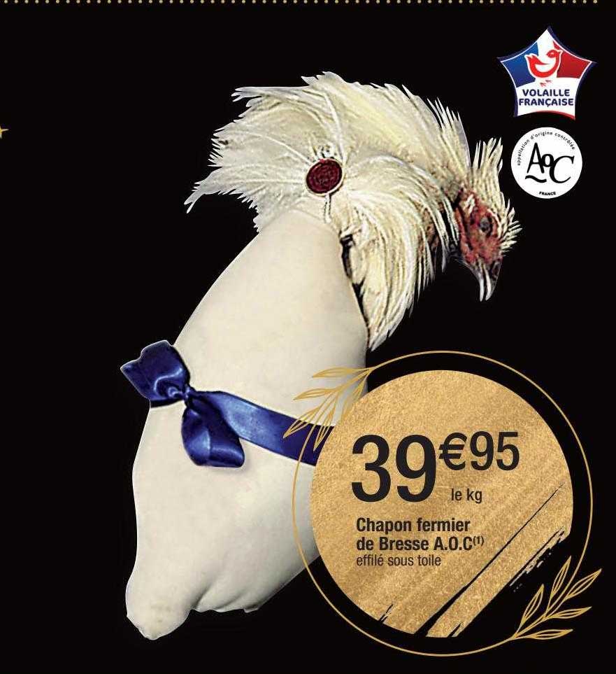 chapon fermier de bresse a.o.c.