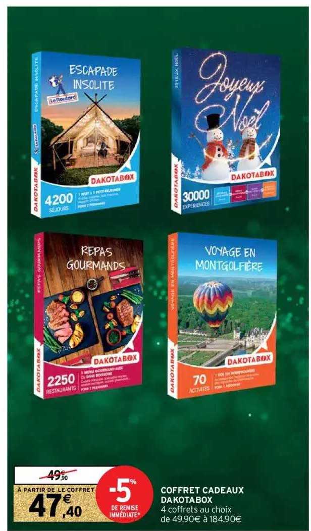 coffret cadeaux dakotabox