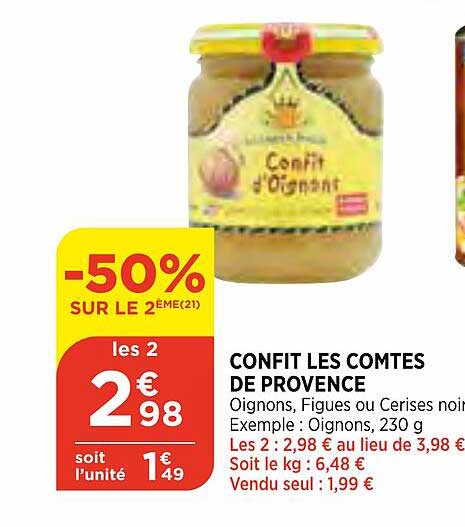 confit les comtes de provence