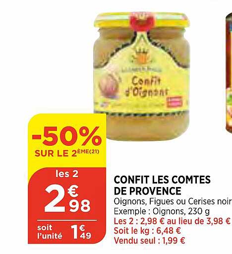 confit les comtes de provence