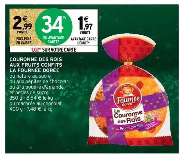 couronne des rois aux fruits confits la fournée dorée