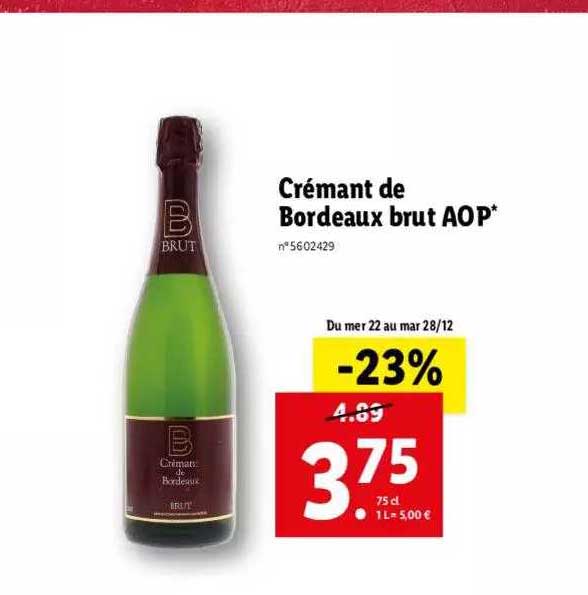 Crémant De Bordeaux Brut Aop