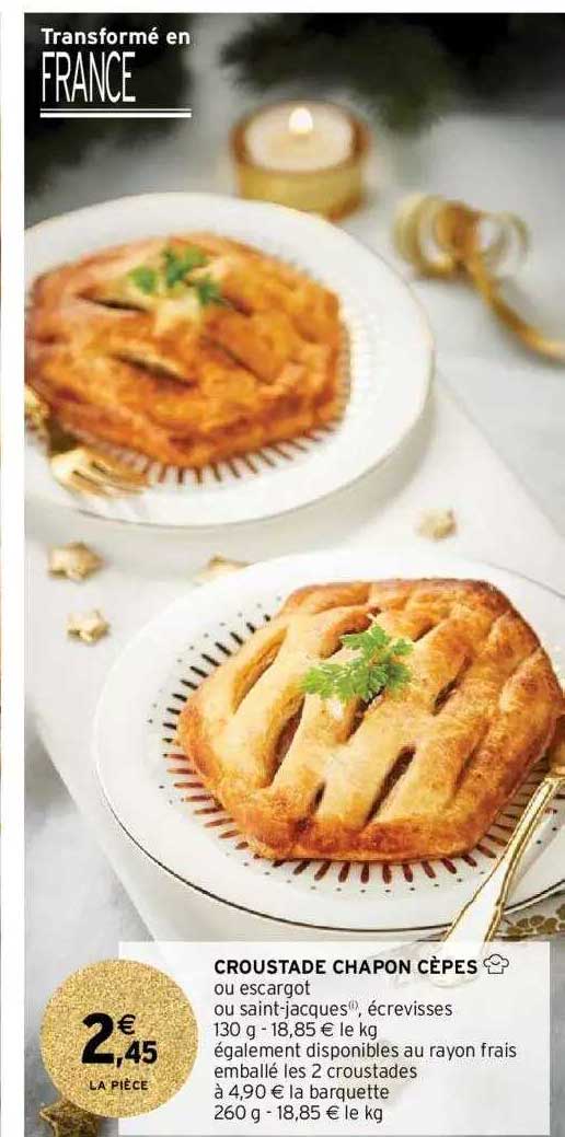 croustade chapon cèpes