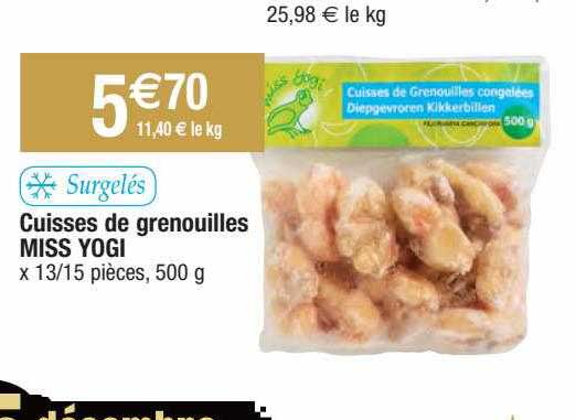 cuisses de grenouilles miss yogi