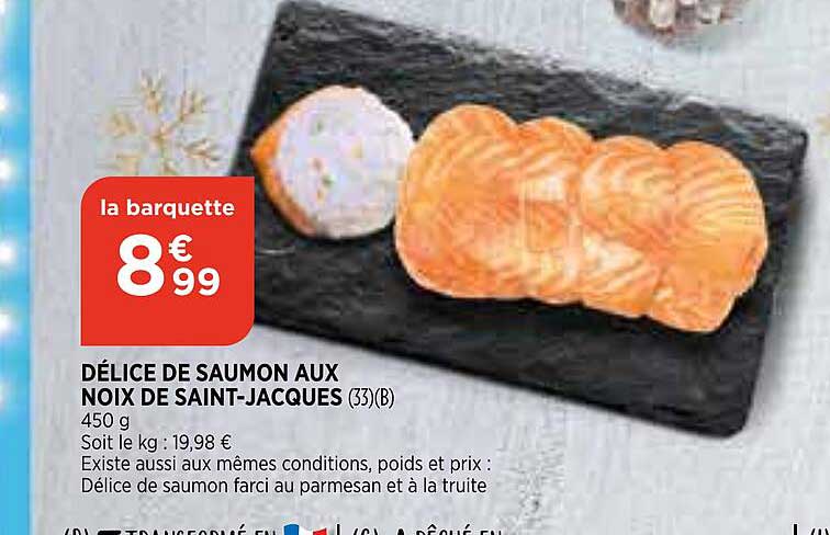 délice de saumon aux noix de saint-jacques
