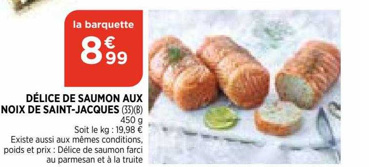 Délice De Saumon Aux Noix De Saint-jacques