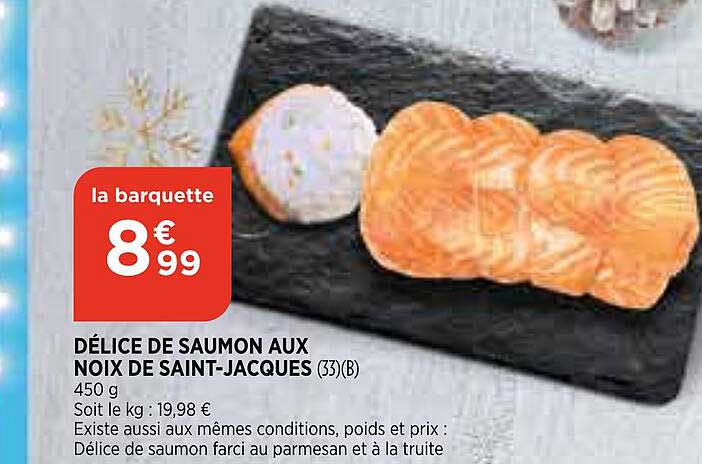 délice de saumon aux noix de saint-jacques