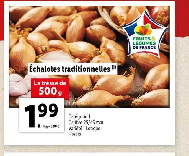 échalotes traditionnelles