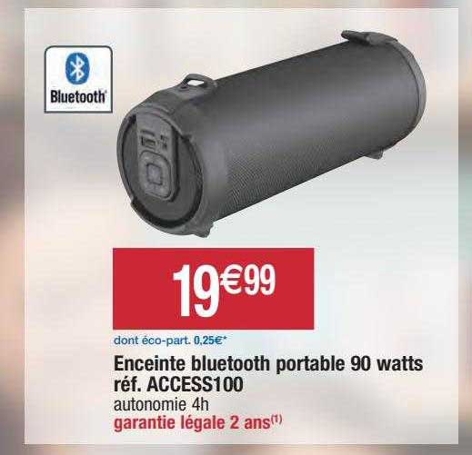 enceinte bluetooth portable 90 watts access100