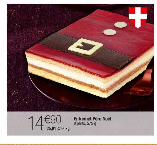 entremet père noël