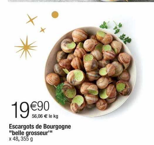 escargots de bourgogne "belle grosseur"