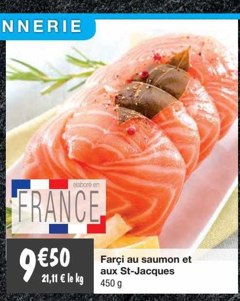 farçi au saumon et aux st-jacques