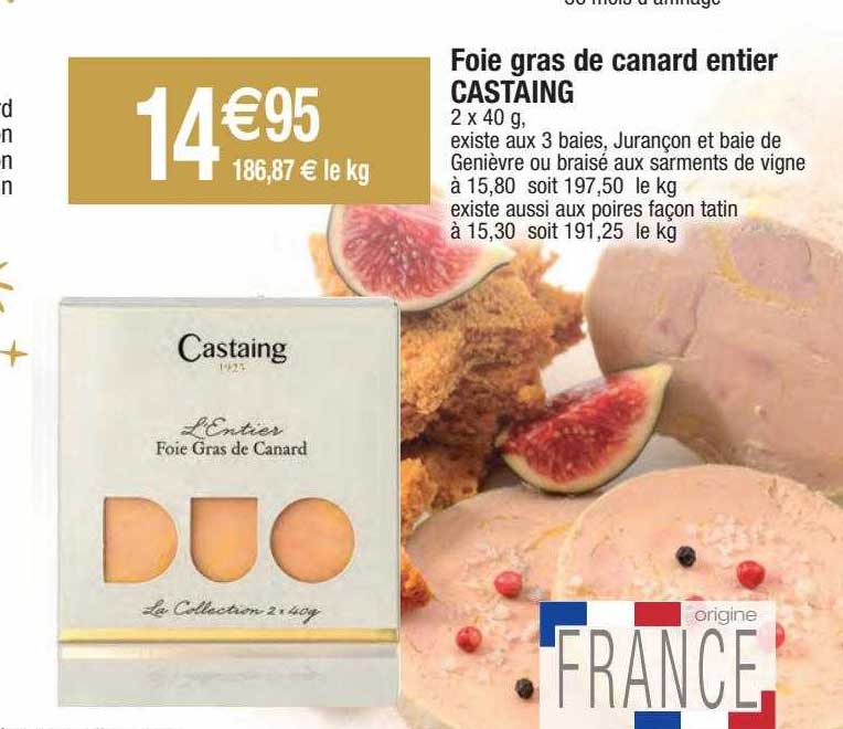Foie Gras De Canard Entier Castaing
