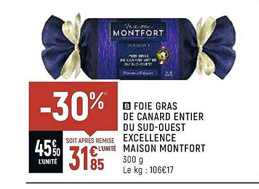 foie gras de canard entier du sud-ouest excellence maison montfort