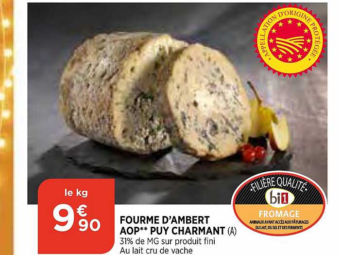 Fourme D'ambert Aop Puy Charmant
