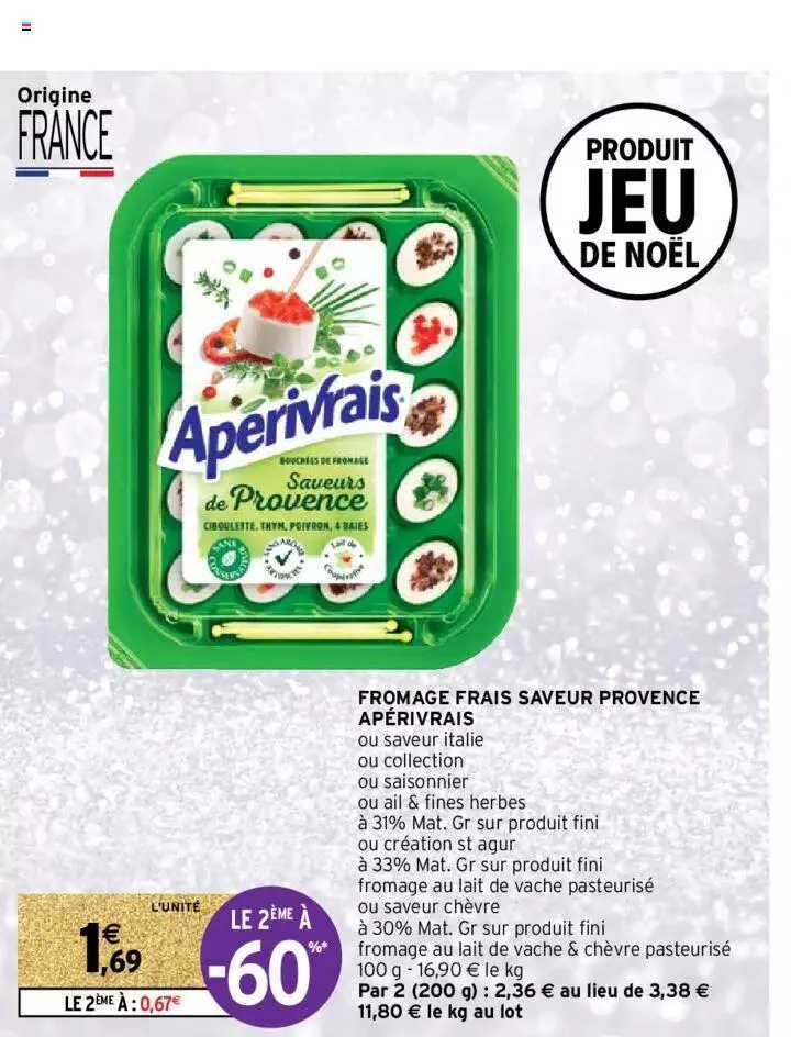 Fromage Frais Saveur Provence Apérivrais