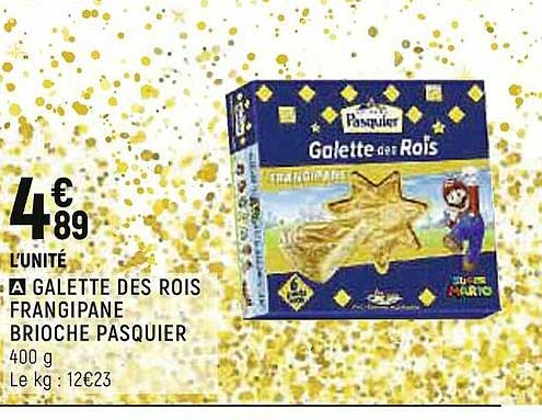 galette des rois frangipane brioche pasquier