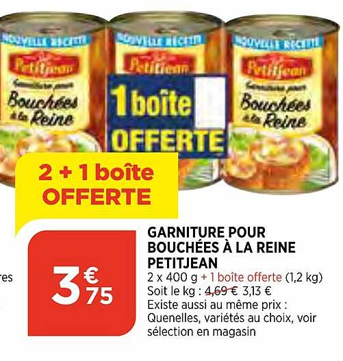 garniture pour bouchées à la reine petitjean