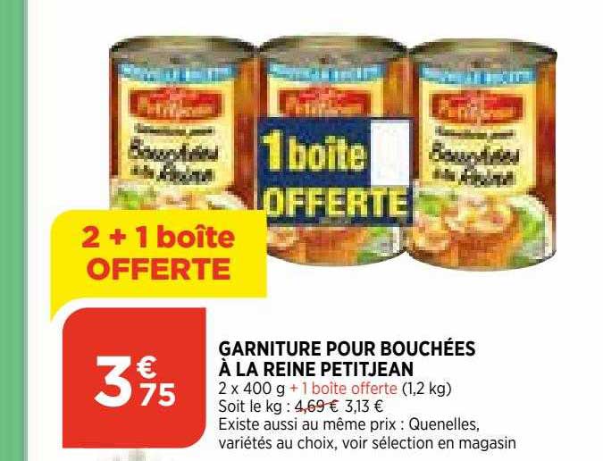 garniture pour bouchées à la reine petitjean