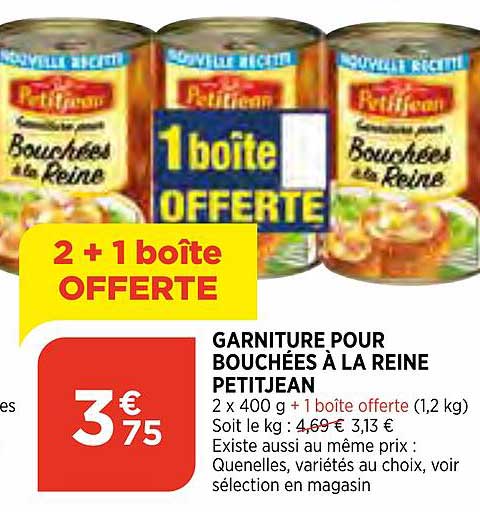 garniture pour bouchées à la reine petitjean